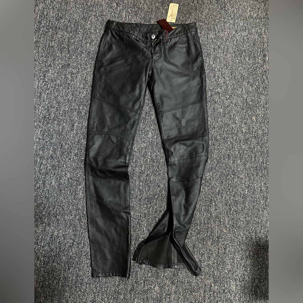 Black Leather Pants